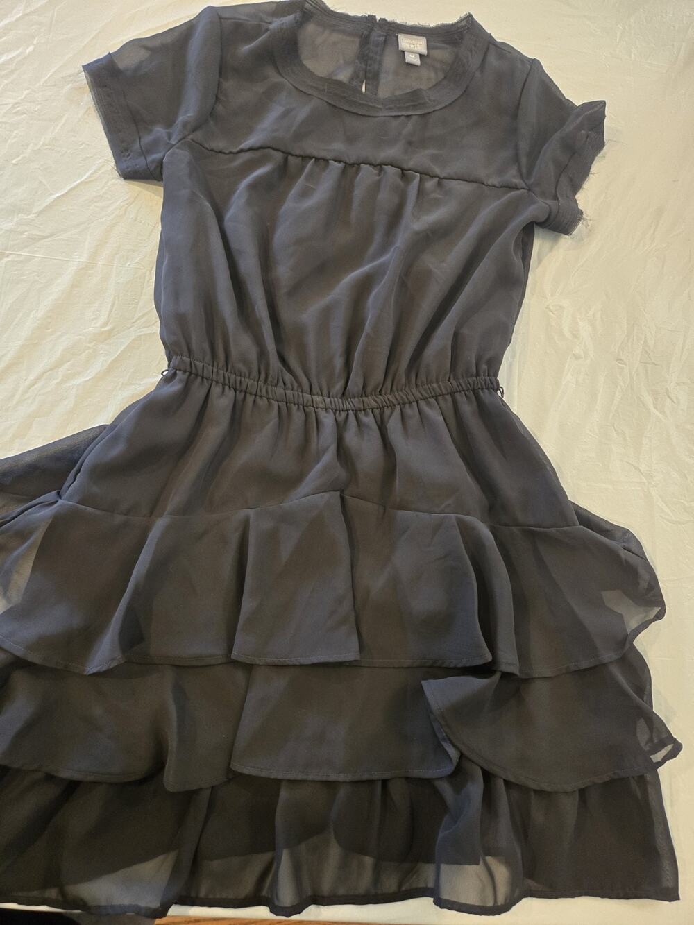 Converse One Star Womens Black Pleated Dress M